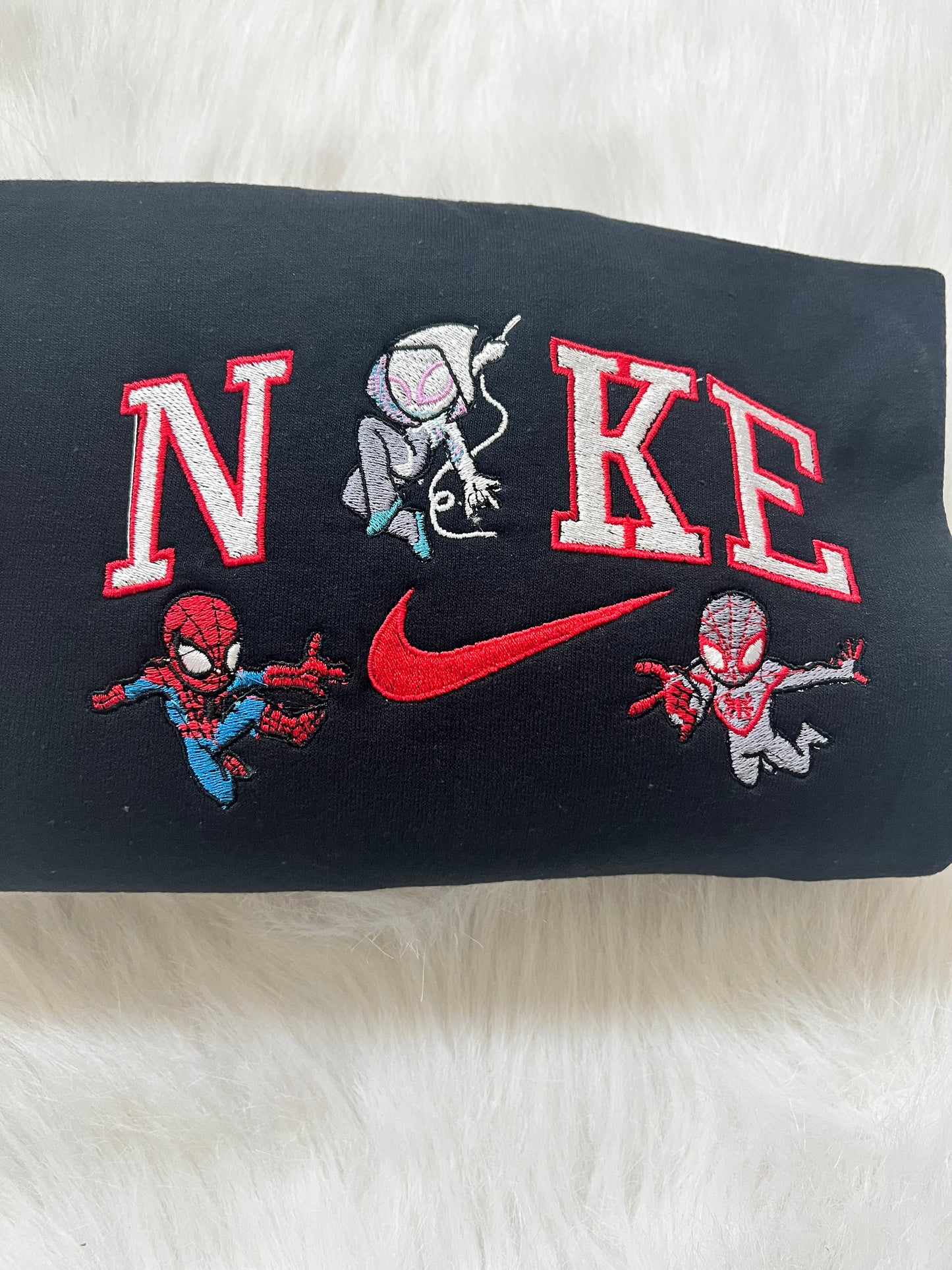 Spider Embroidered Crewneck