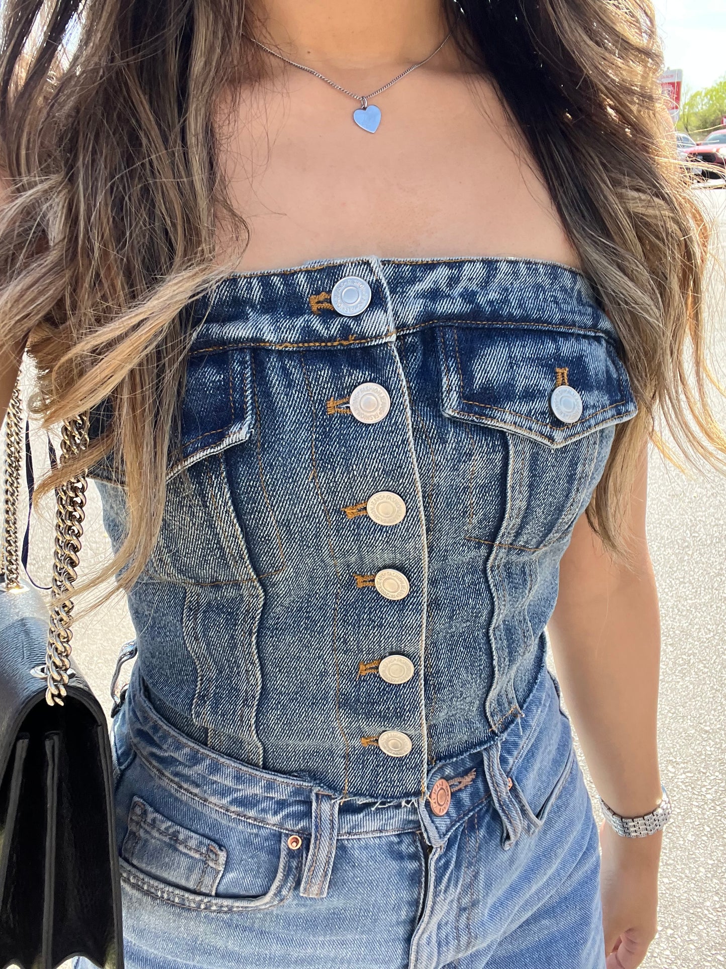 Chloe Denim Top