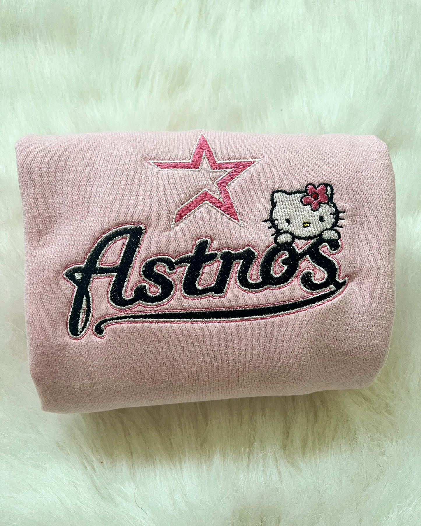 HK Astros Embroidered Crewneck