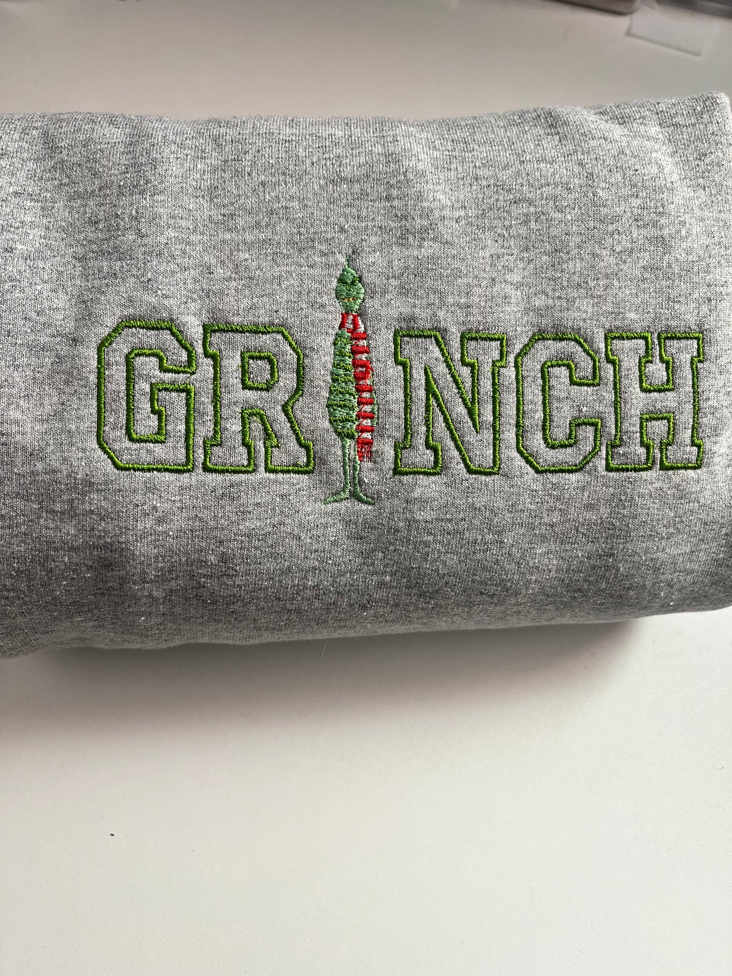Grinch Embroidered Crewneck