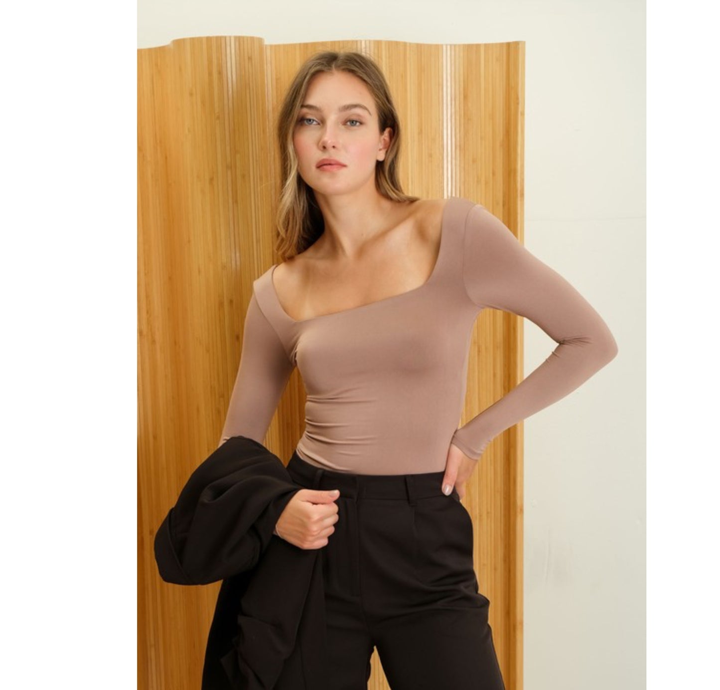 Karelli Long sleeve top - Khaki