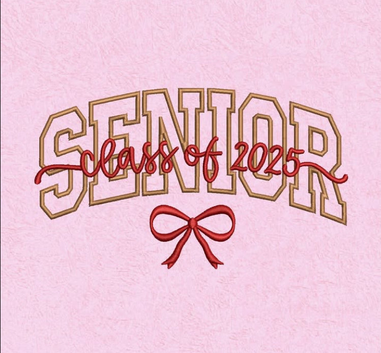 Class of 2025 Embroidery Crewneck Sweater