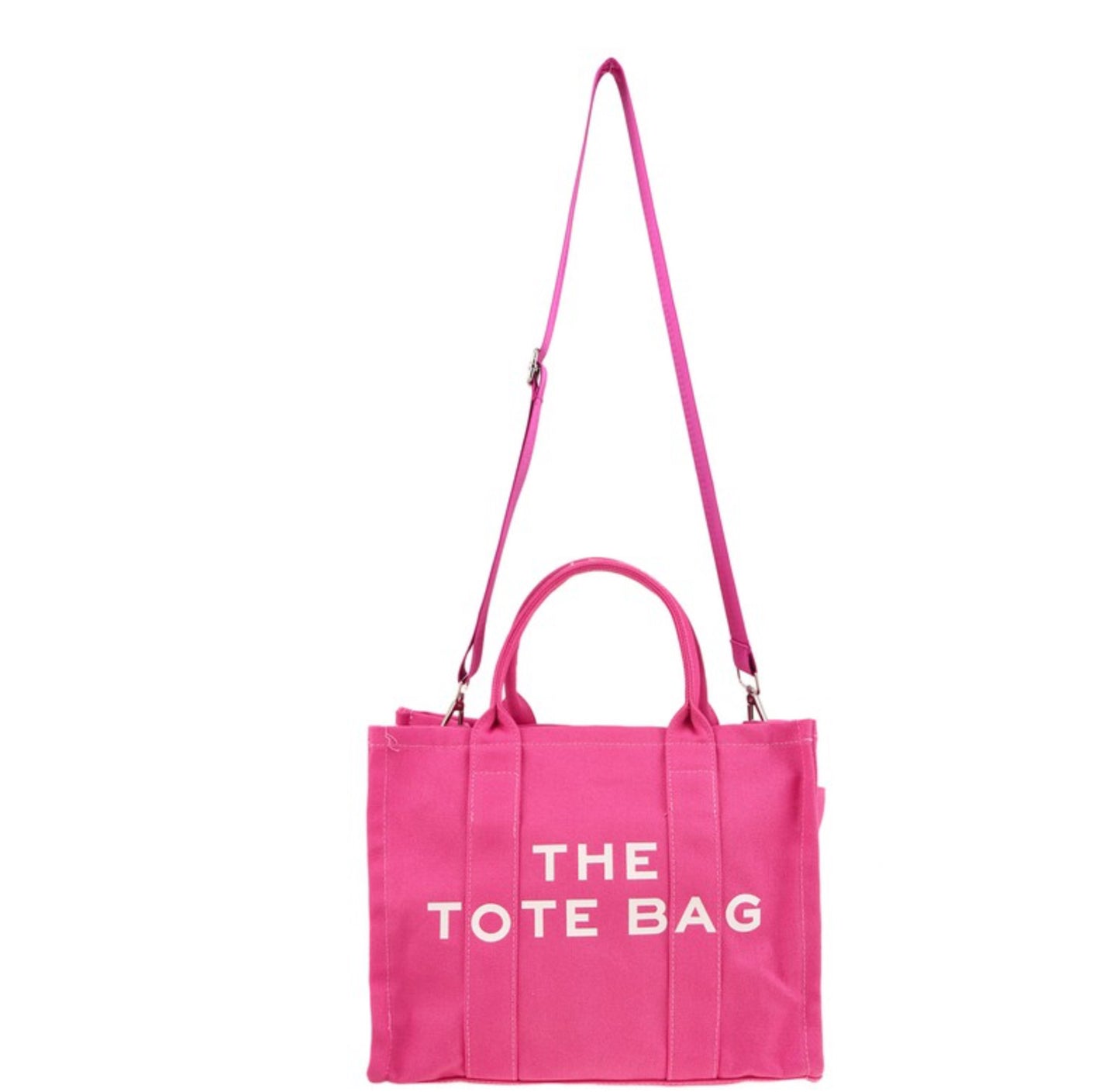 Bianca tote bag ( pink & Jean blue)