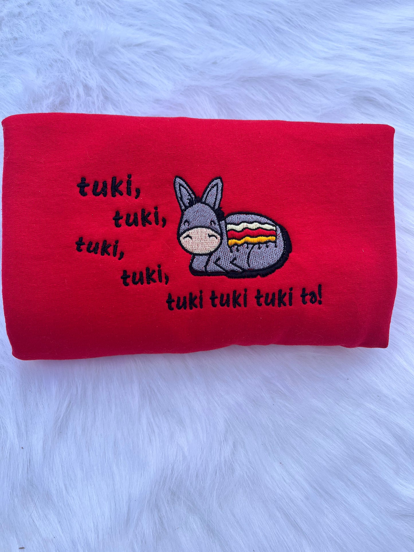 Donkey Embroidered Crewneck