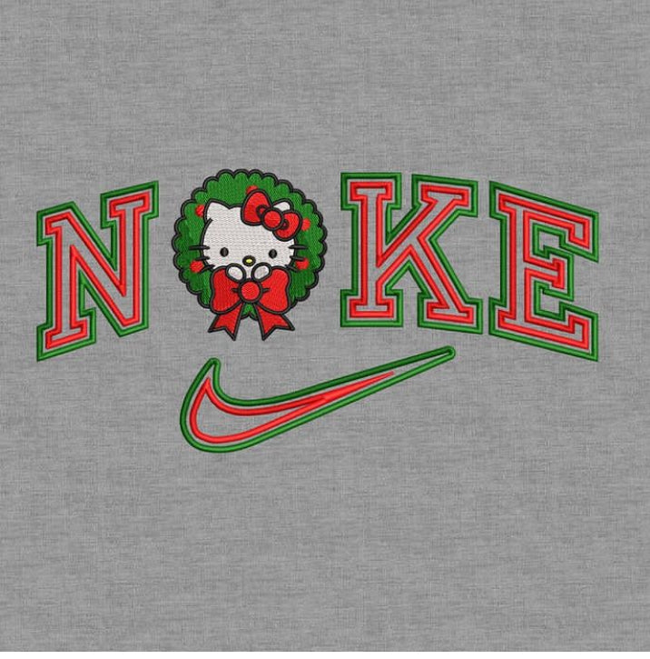 Hello Kitty Christmas Wreath Crewneck