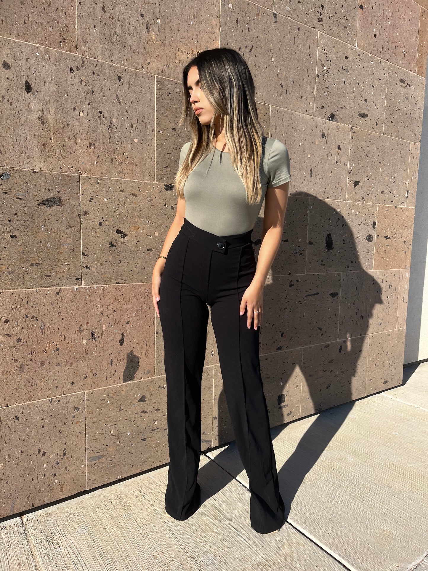 Tori Criss Cross Pants - Black
