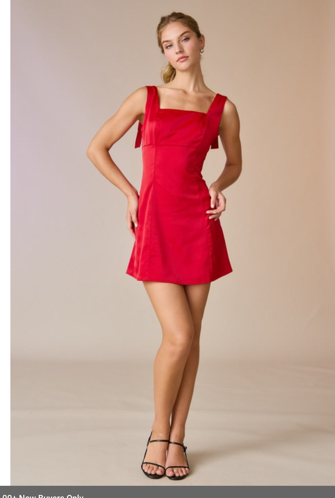Ruby Red Bow Dress