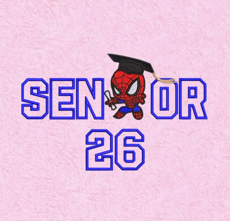 2026 Glitter Embroidery Crewneck Sweater