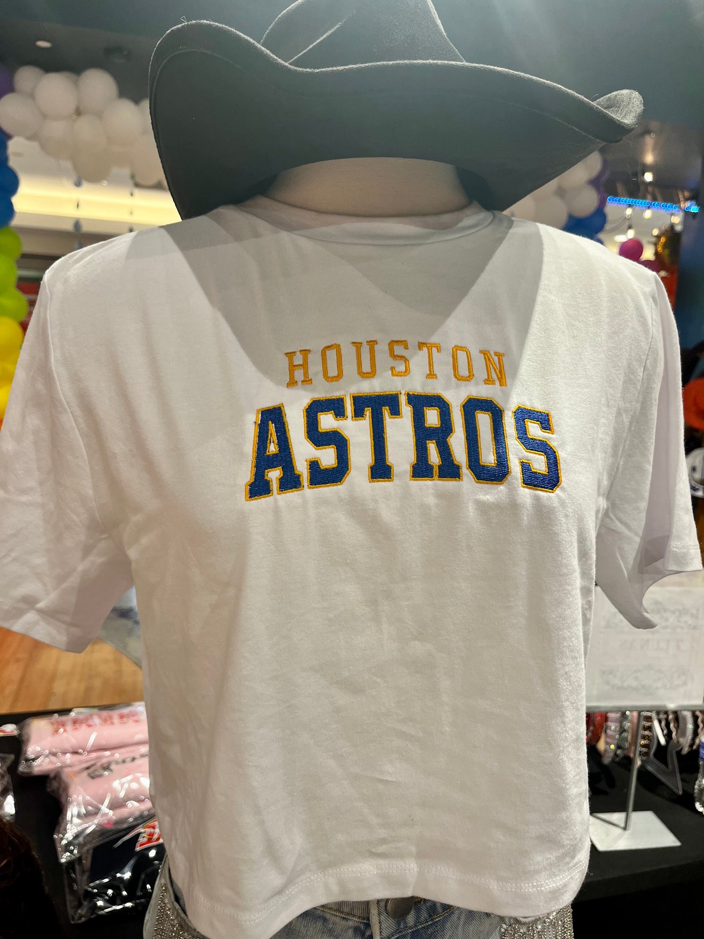 Houston Embroidered Crewneck