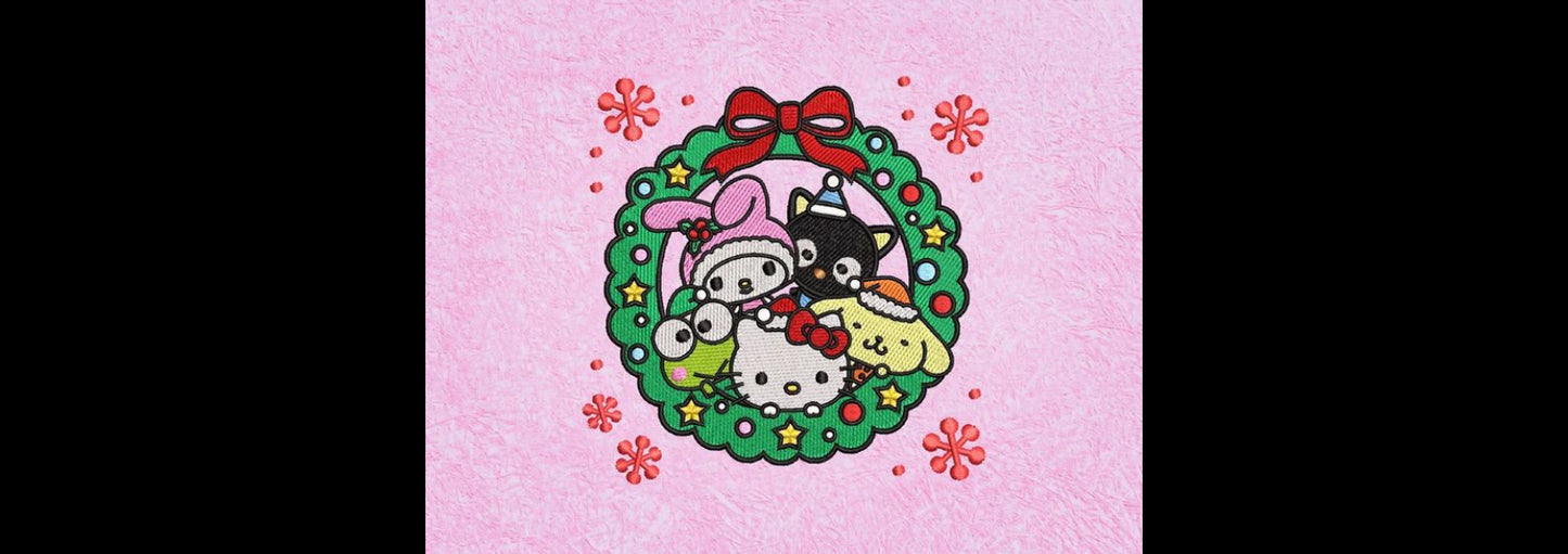 Hello Kitty Embroidered Crewneck
