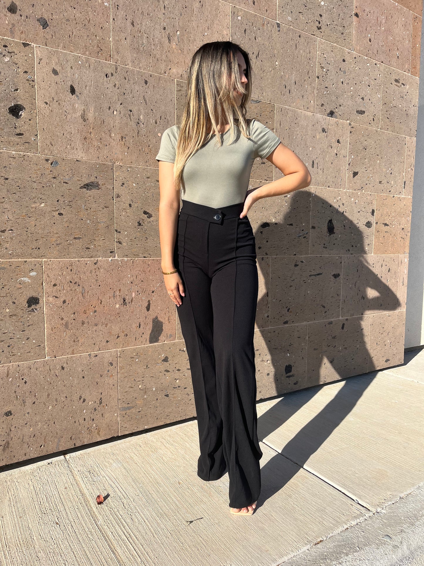 Tori Criss Cross Pants - Black