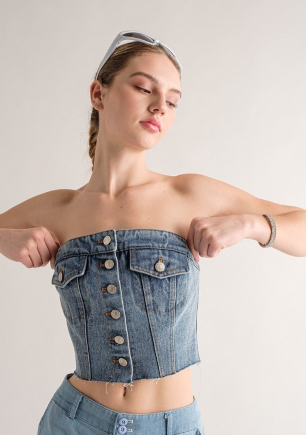 Chloe Denim Top