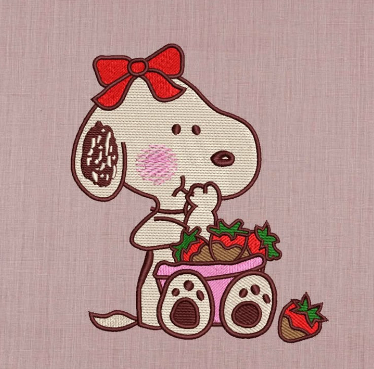 Strawberry Embroidery Crewneck
