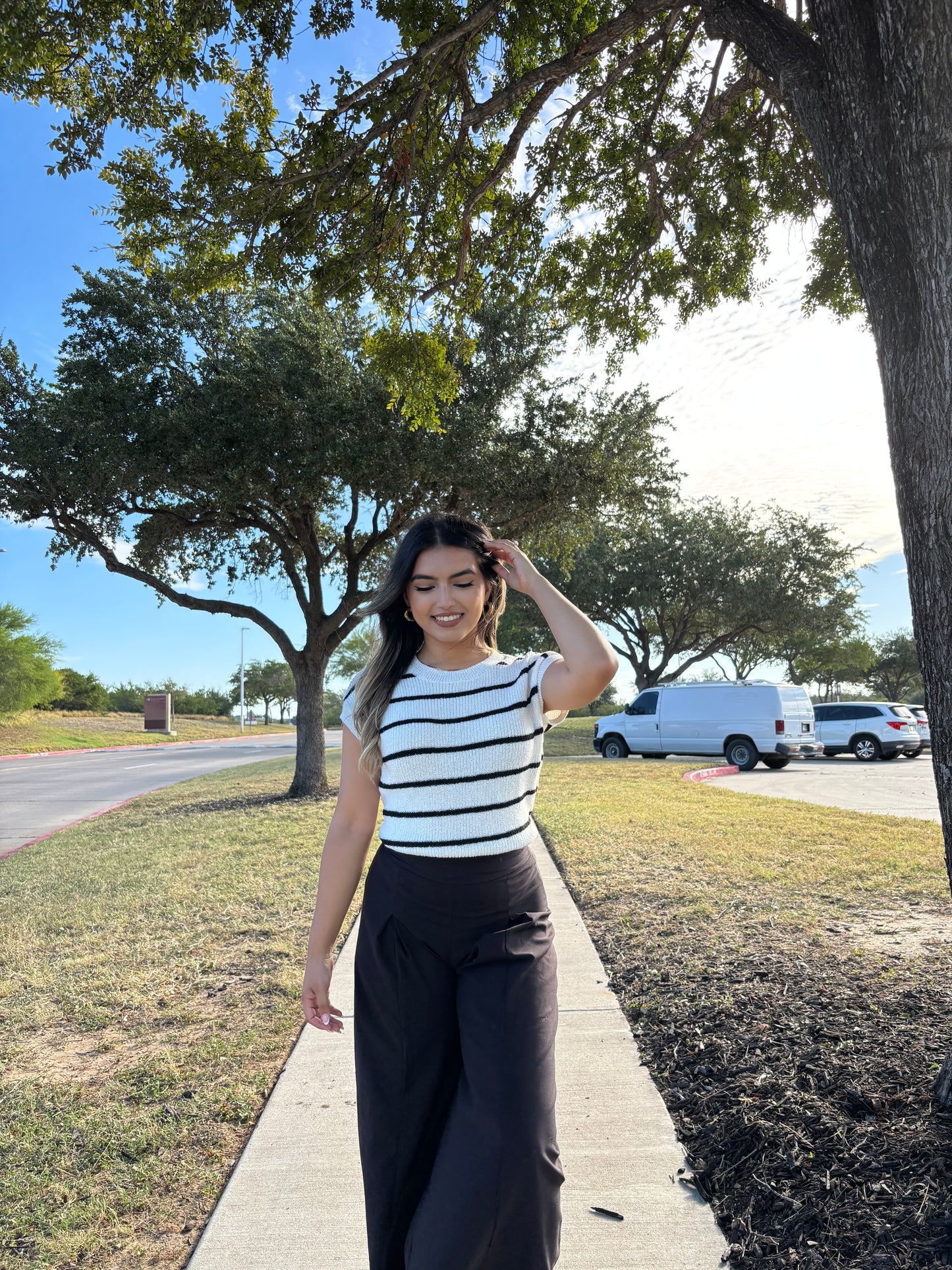 Sienna Short Sleeve Knit Sweater Top