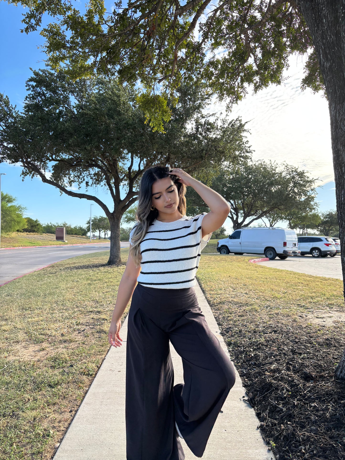 Sienna Short Sleeve Knit Sweater Top