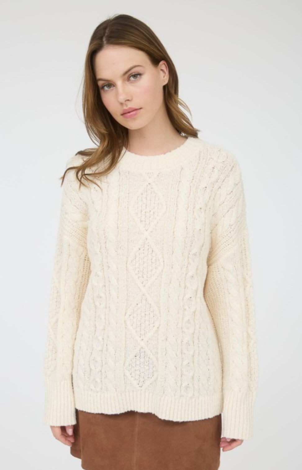 Andrea Cable Knit Sweater
