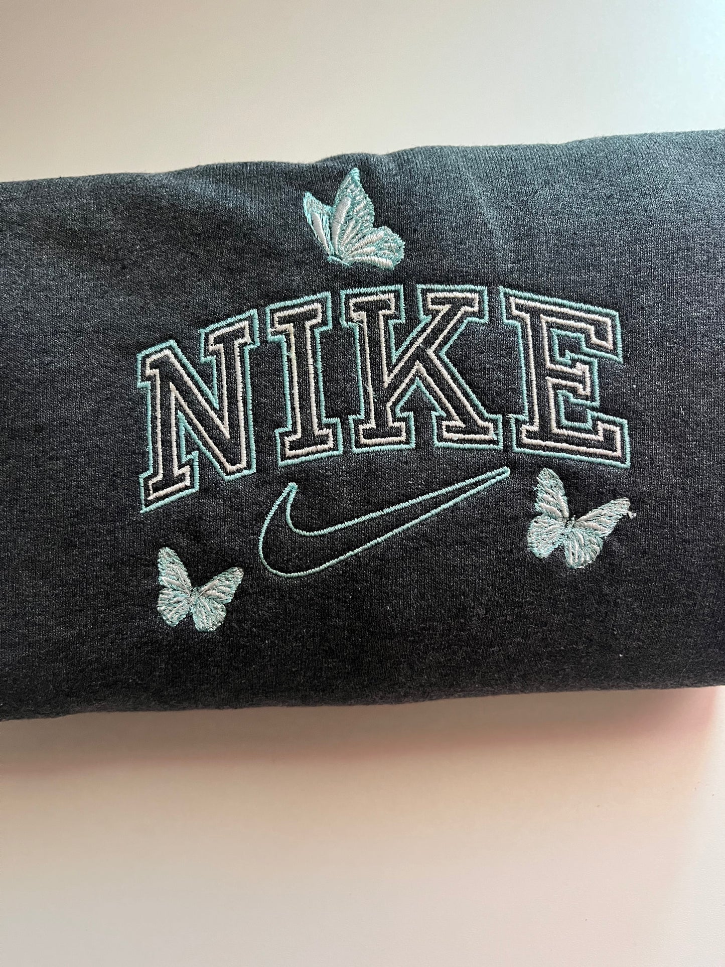 Butterfly Crew Neck ( please state color of font at checkout notes)
