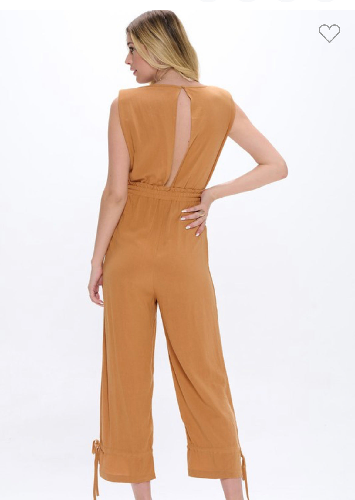 Hayley Jumpsuit - Caramel