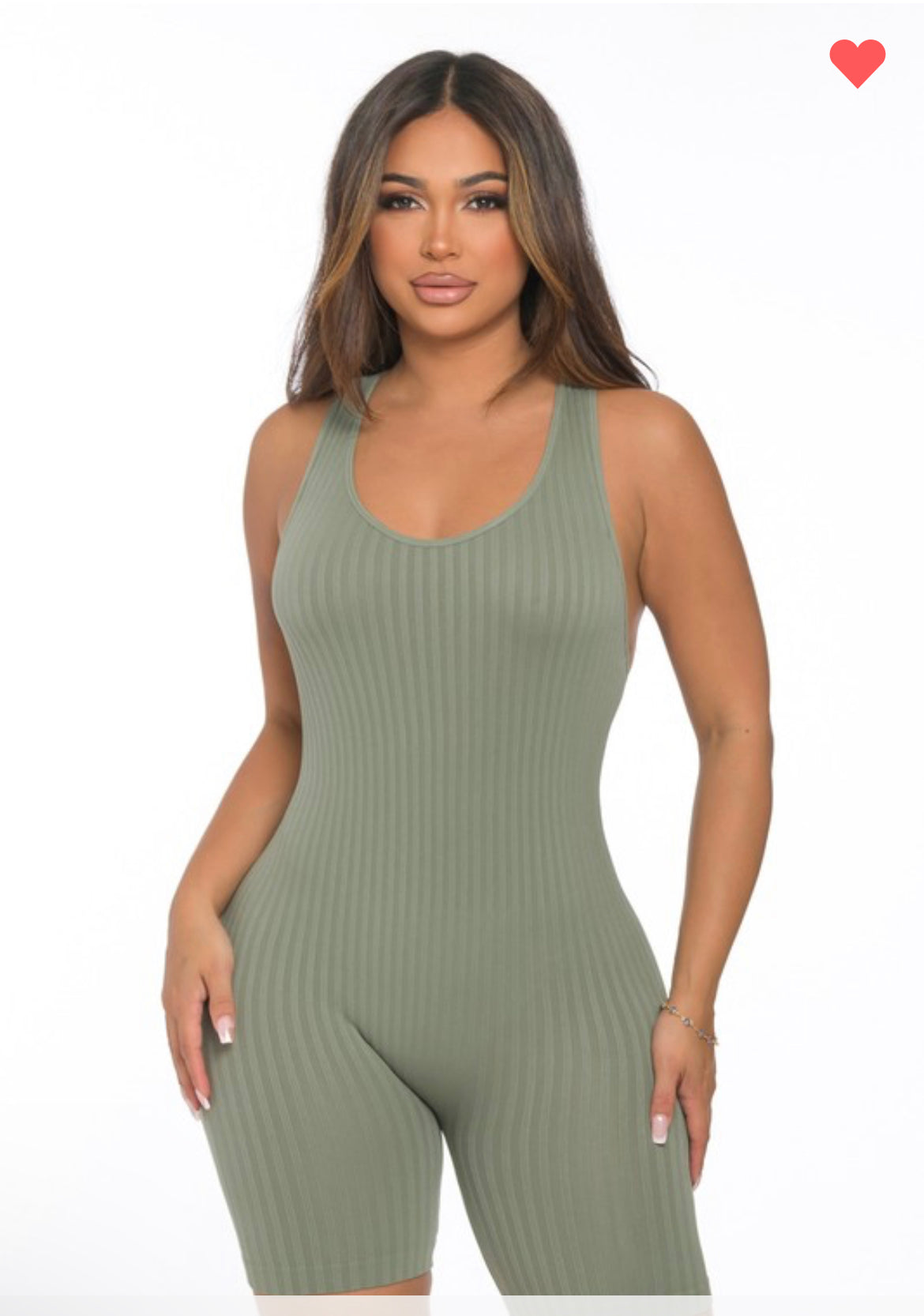 Esmeralda Seamless Ribbed Romper