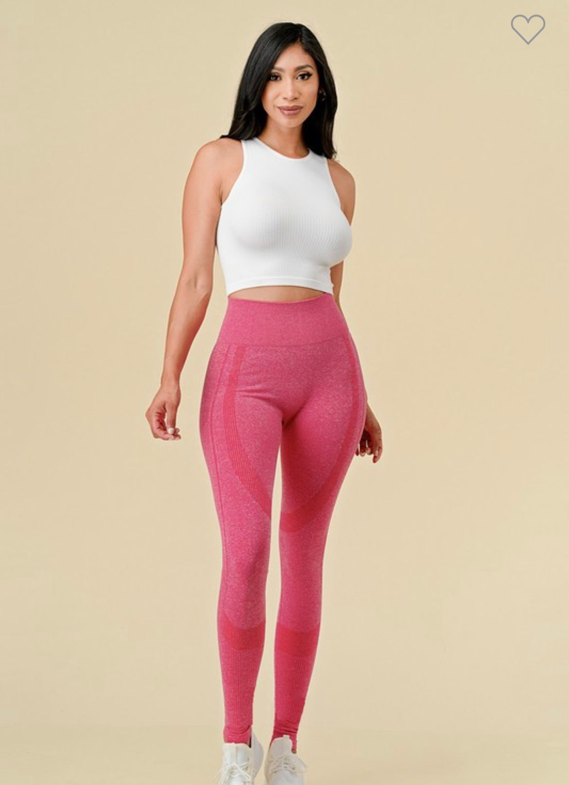 Debbie Seamless Leggings- Pink