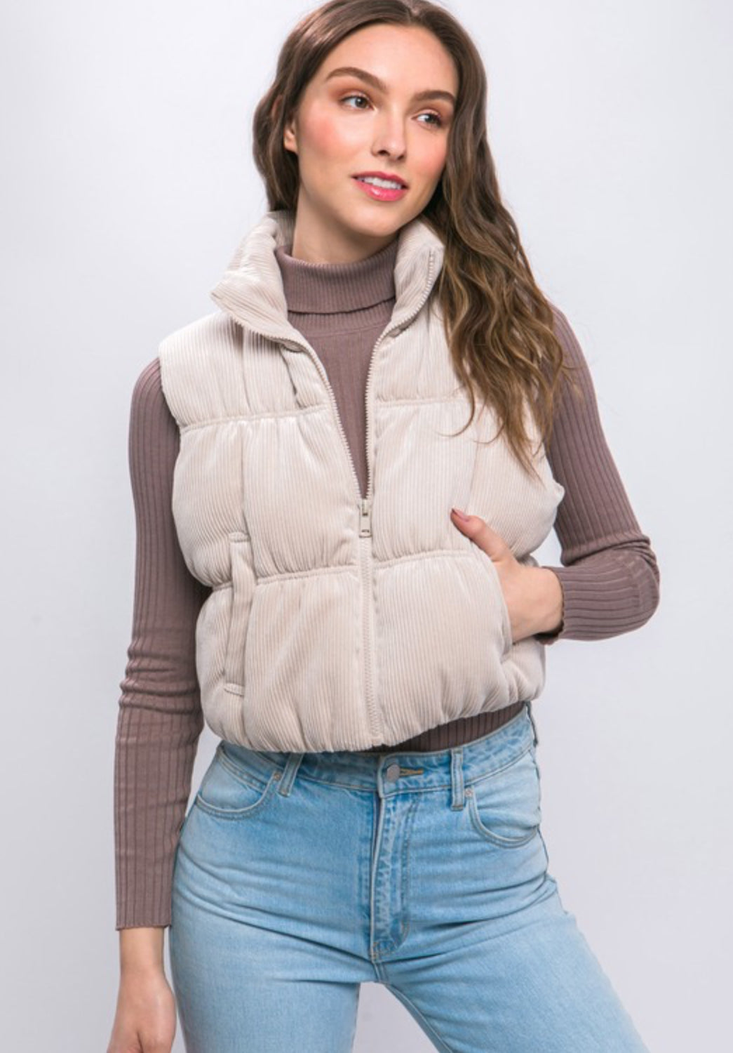 Andy Corduroy jacket - cream