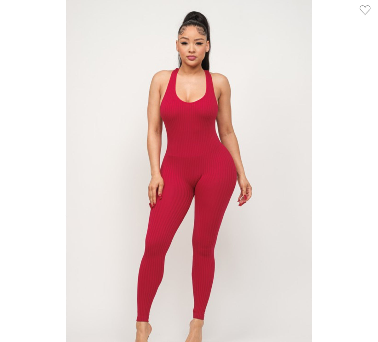 Danna Jumpsuit -Red