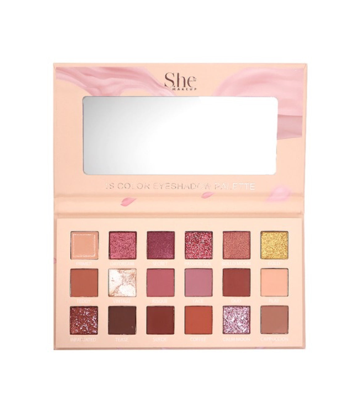 Rosy eyeshadow palette