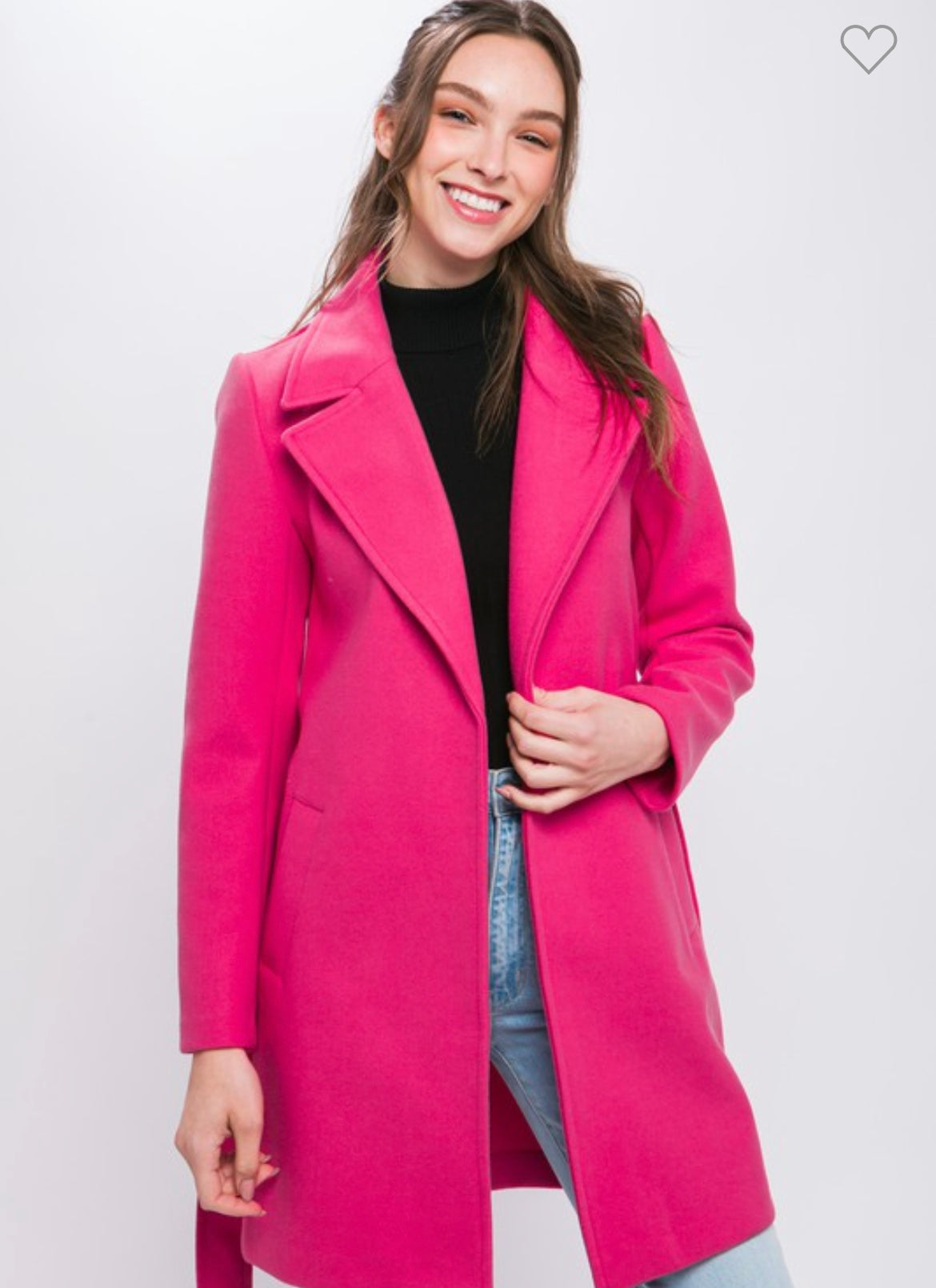 Daisy Coat - Fuchsia