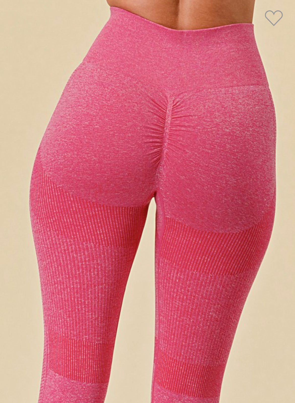 Debbie Seamless Leggings- Pink