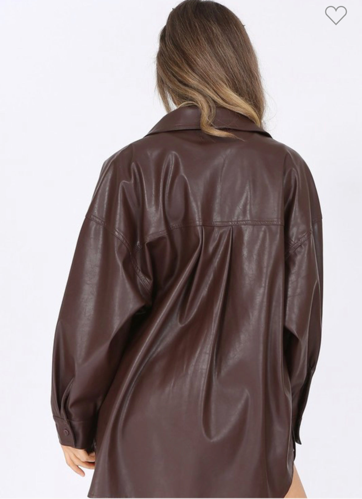 Andrea Leather Jacket- Brown
