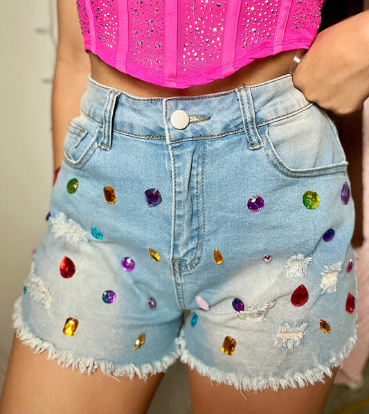 Carolina High Waist Shorts