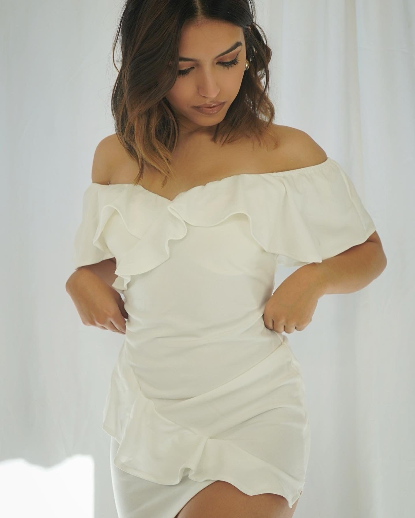 LUNA OFF THE SHOULDER DRESS