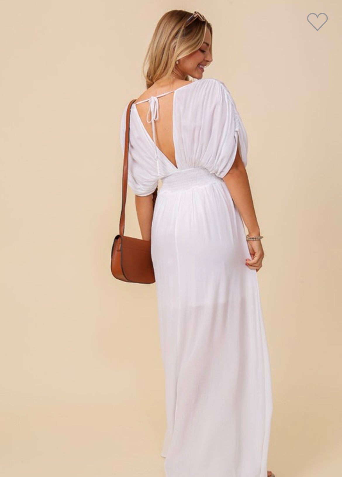 Scarlett Spring Dress- white
