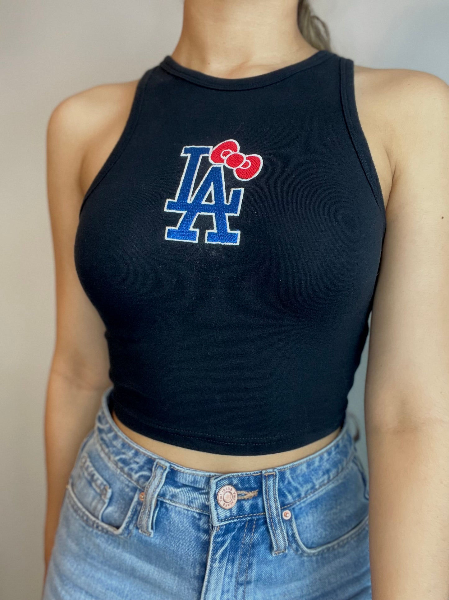 HK LA Embroidered Tops