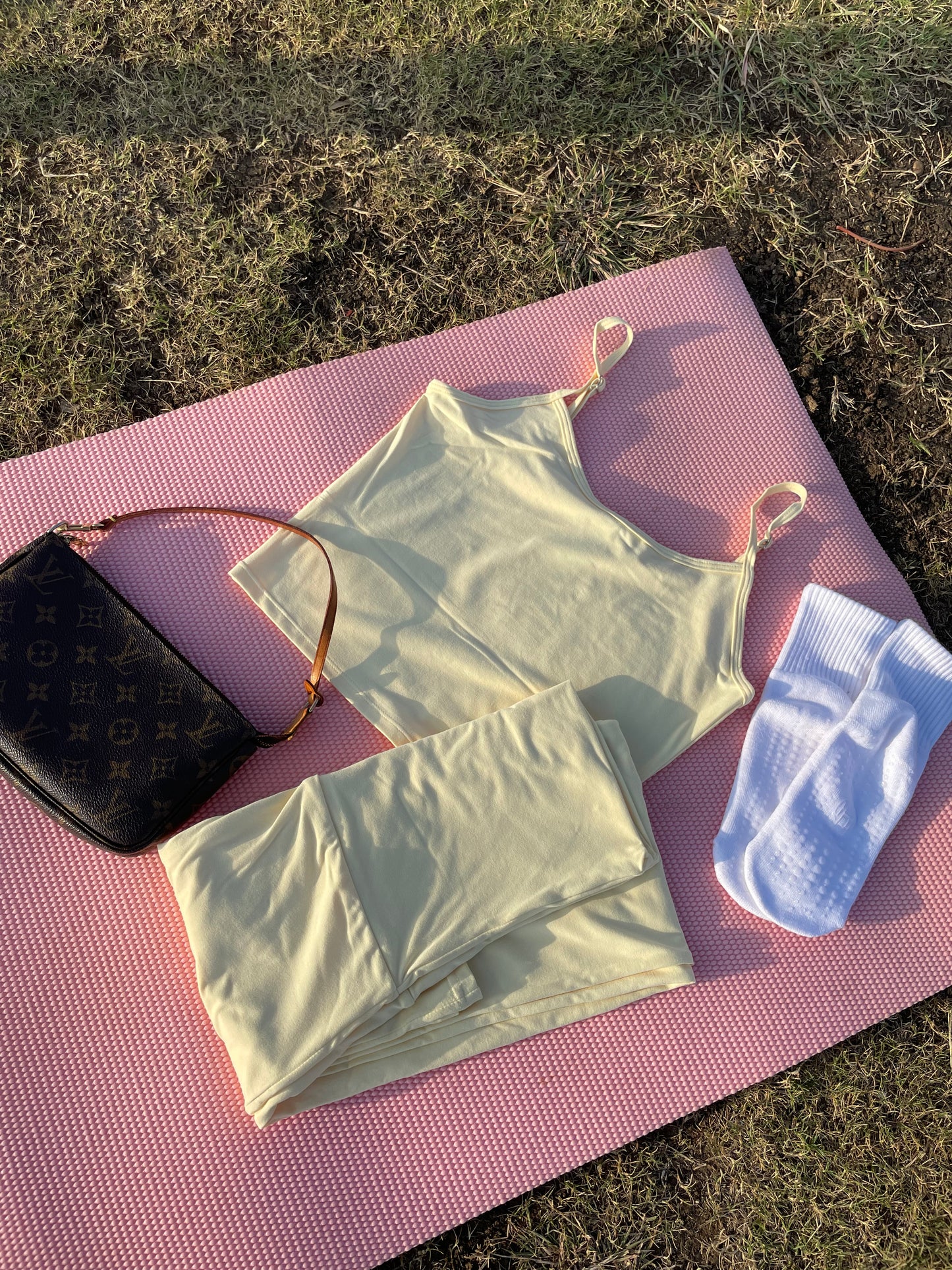 Sophia Cami Top - Lemon