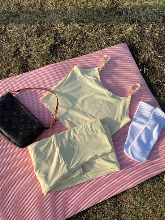 Sophia Cami Top - Lemon