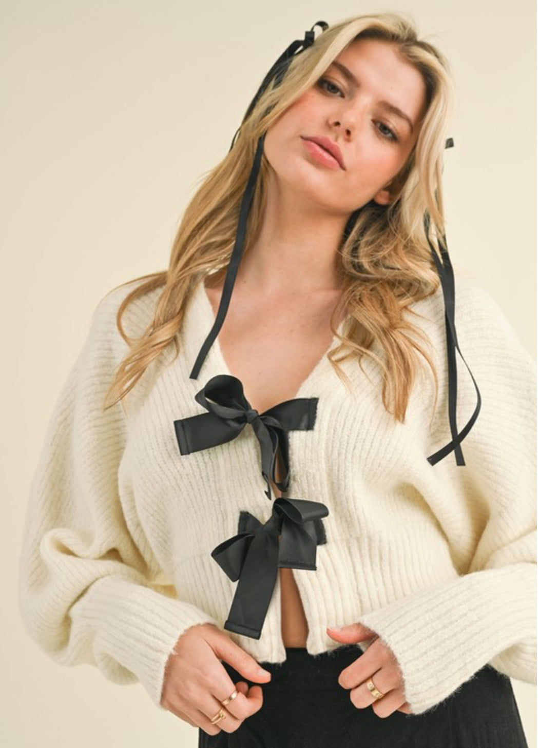 Amelia Bow Cardigan