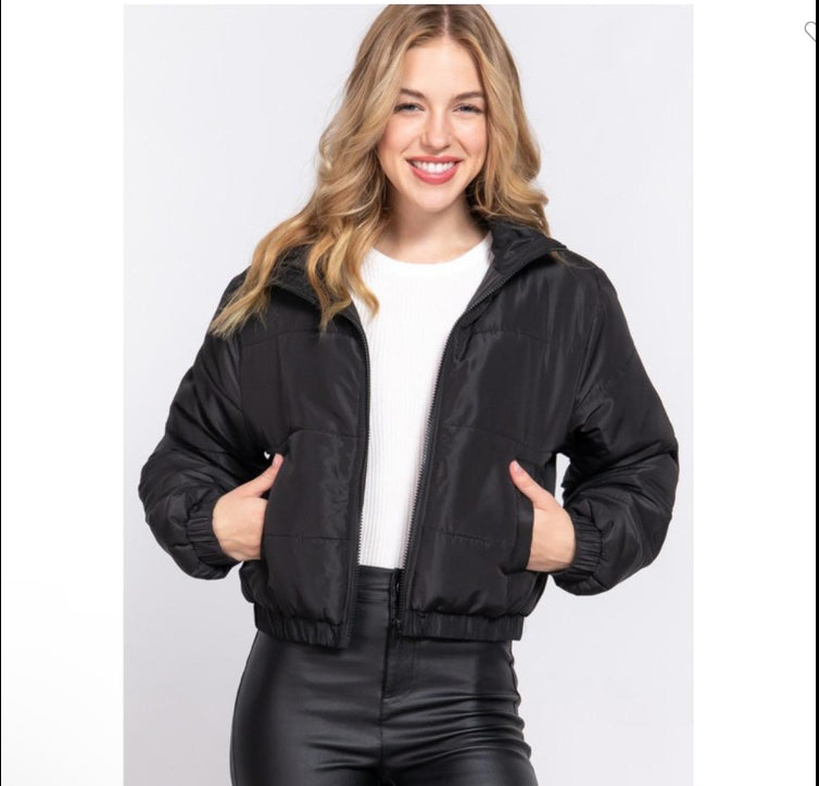 Puffer Jacket - black