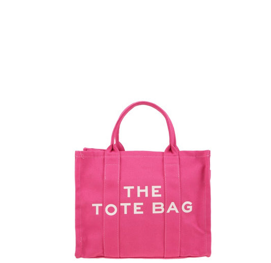 Bianca tote bag ( pink & Jean blue)