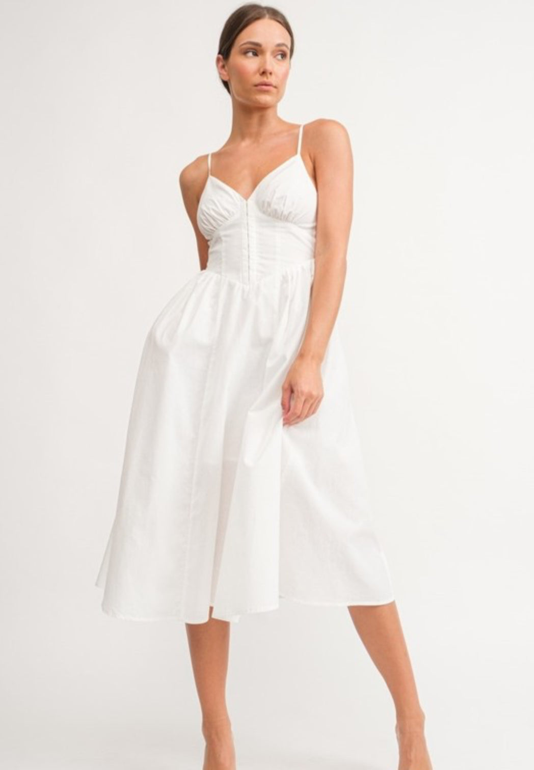 Carolina White Corset Dress