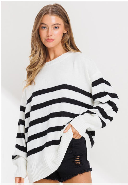 Evelyn Striped Sweater