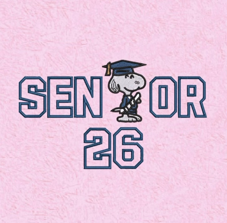 2026 Glitter Embroidery Crewneck Sweater