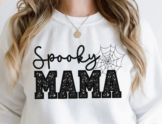 Comfort Colors Embroidered Halloween T-Shirt