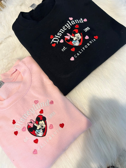 Valentines Day Embroidered Crewneck