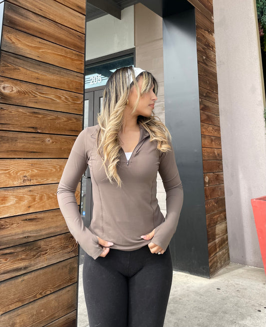 Natalie Half Zip BBL Sweater