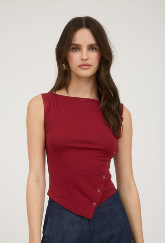 Monica Asymmetrical Top