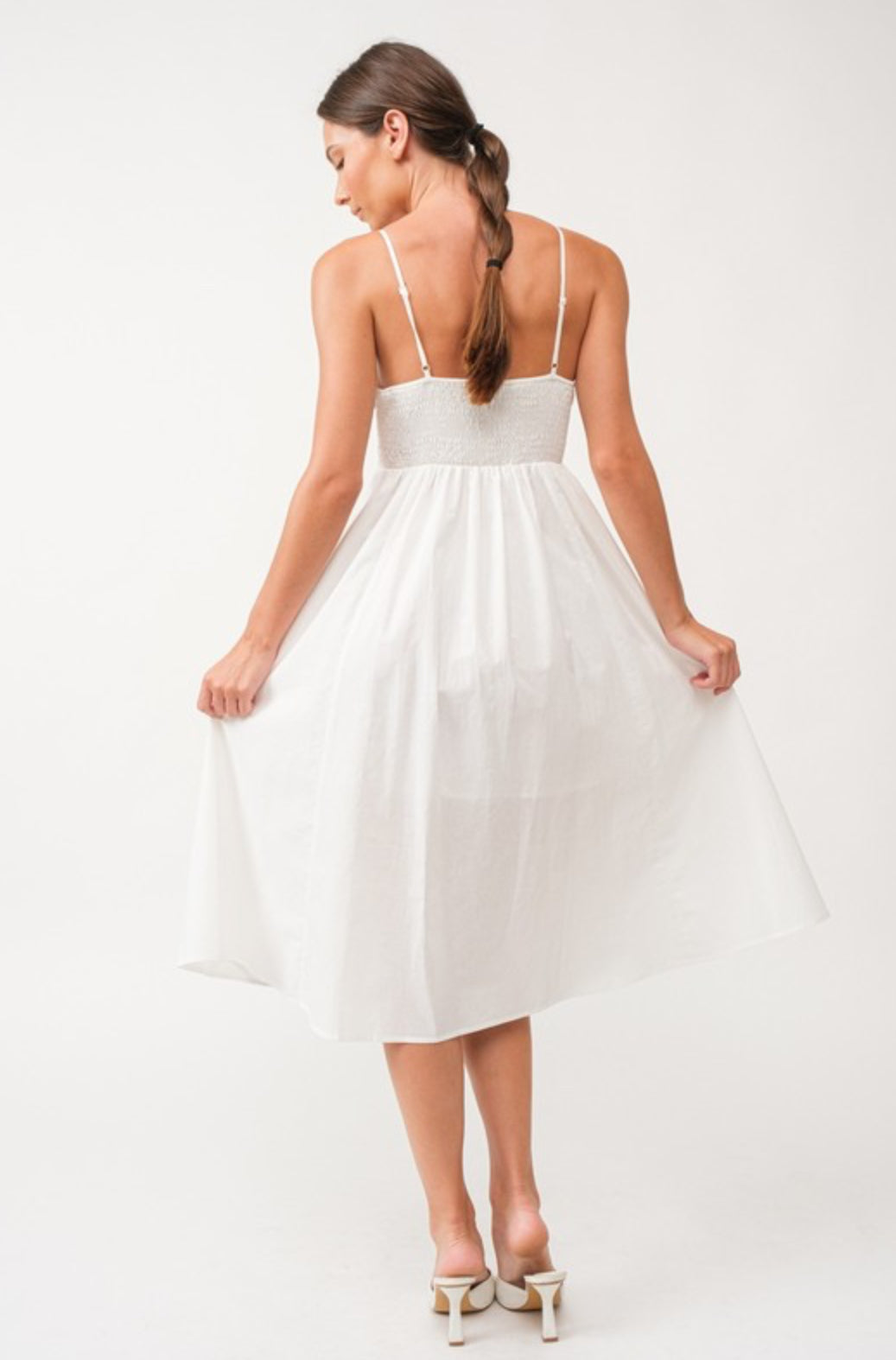 Carolina White Corset Dress