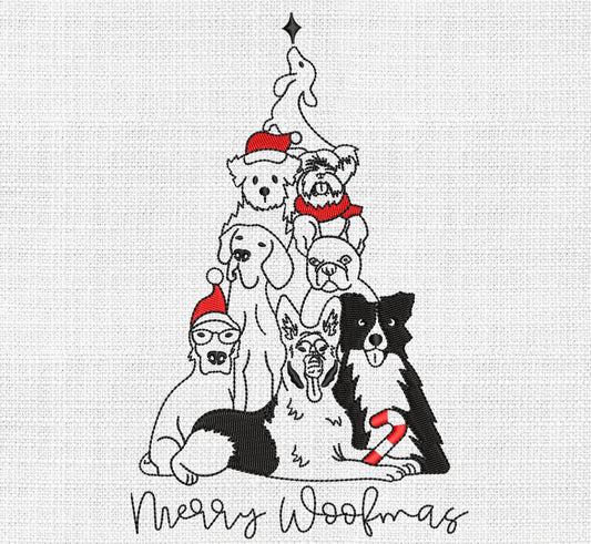 Merry Woofmas Embroidered Crewneck