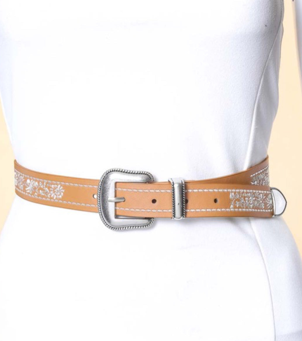 Leslie Embroidered Belt