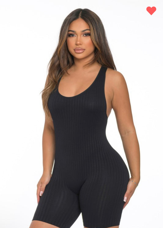 Esmeralda Seamless Ribbed Romper